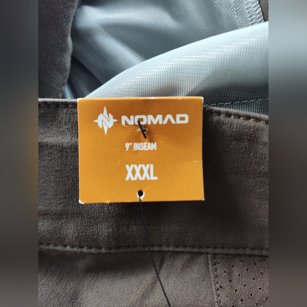 NOMAD Men's Outdoor Shorts. Size XXXL. Brown Colored (NWT) - Picture 7 of 7